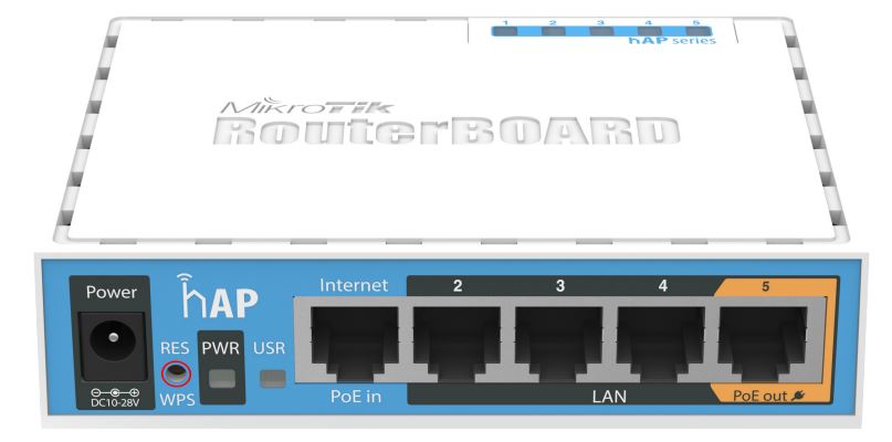 Obrázek Mikrotik RB951Ui-2nD,650MHz, hAP, 5xLAN, 2,4GHZ