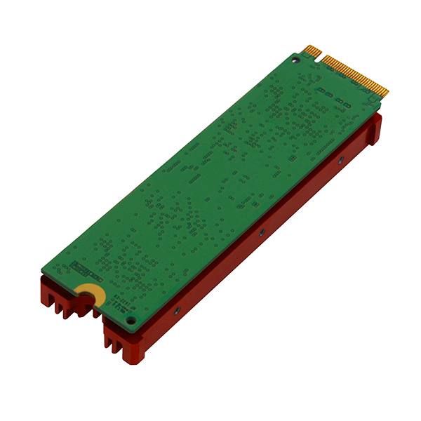 Obrázek AXAGON CLR-M2, hliníkový pasivní chladič pro jedno i oboustranný M.2 SSD disk, výška 12 mm