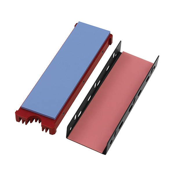 Obrázek AXAGON CLR-M2, hliníkový pasivní chladič pro jedno i oboustranný M.2 SSD disk, výška 12 mm