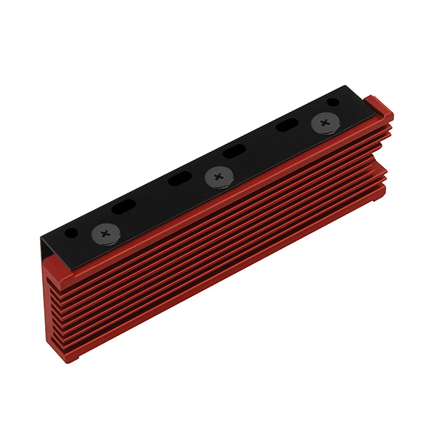 Obrázek AXAGON CLR-M2, hliníkový pasivní chladič pro jedno i oboustranný M.2 SSD disk, výška 12 mm