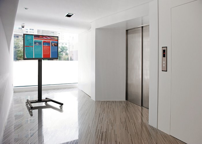 Obrázek Vogel's PFT8520B pojízdný podstavec Connect-it Floor, černý