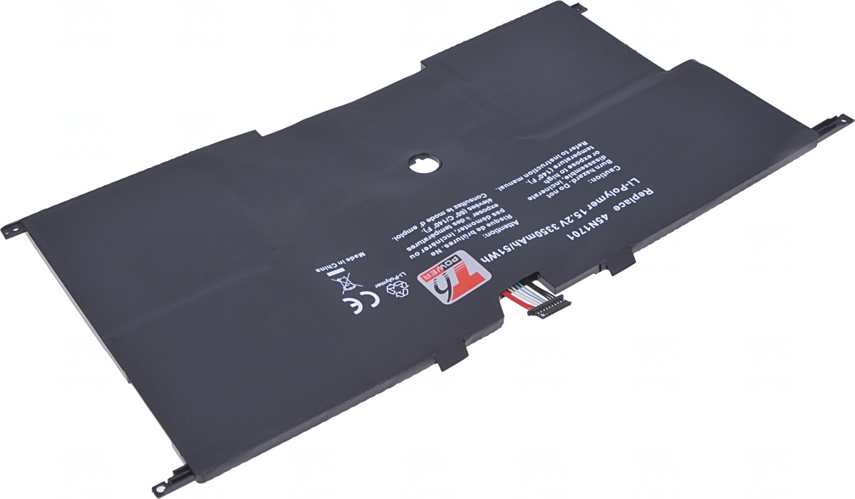 Obrázek Baterie T6 Power Lenovo ThinkPad X1 Carbon 2nd Gen, 3rd Gen, 3350mAh, 51Wh, 8cell, Li-Pol