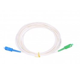 SC/APC - SC/UPC simplex 9/125 SM 1m arm.bílý 3mm B3 LSZH