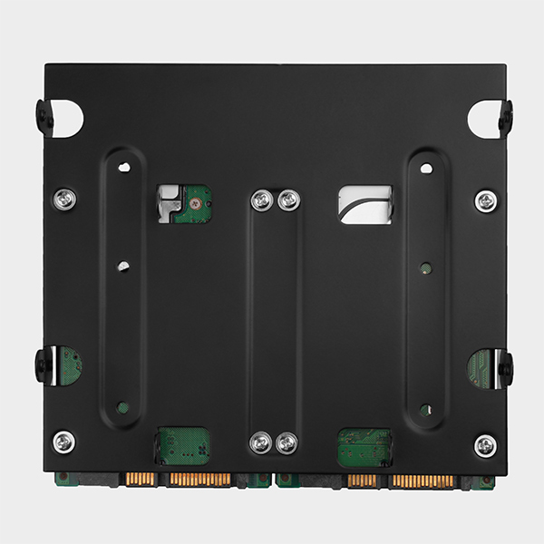 Obrázek AXAGON RHD-435, kovový rámeček pro 4x 2.5" nebo 2x 2.5" HDD/SSD  a 1x 3.5" HDD do 5.25" pozice