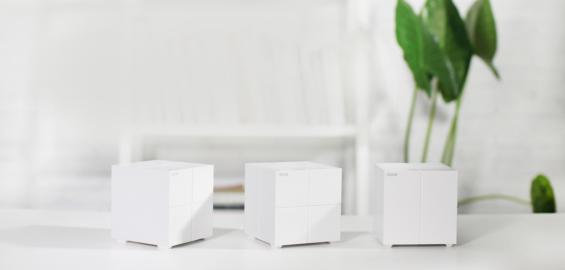 Obrázek Tenda Nova MW6 (3-pack) WiFi AC1200 Mesh Gigabit system, MU-MIMO, 6x GLAN/GWAN, SMART CZ aplikace