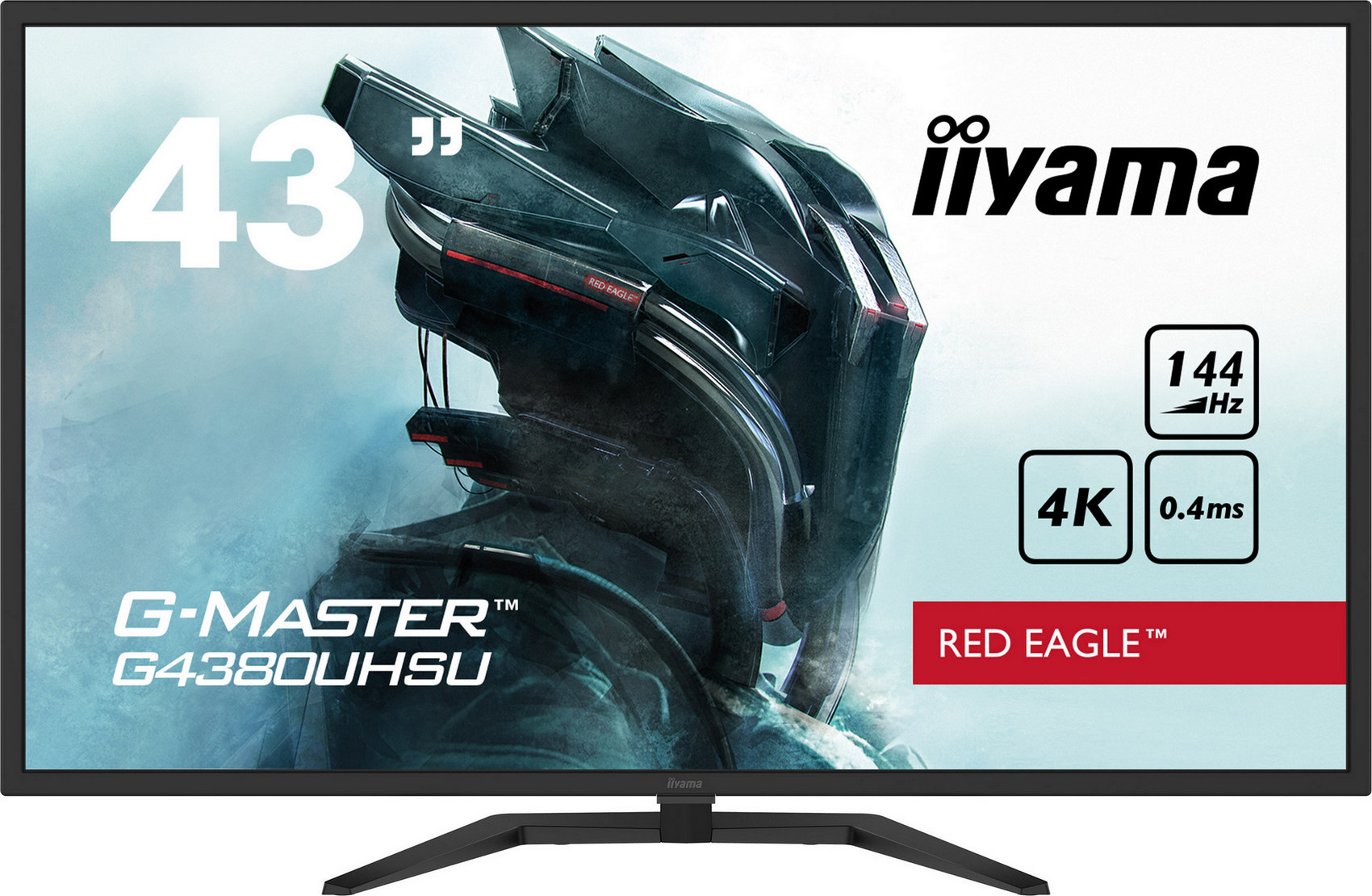 Obrázek iiyama G-Master/G4380UHSU-B1/42,5"/VA/4K UHD/144Hz/0,4ms/Black/3R