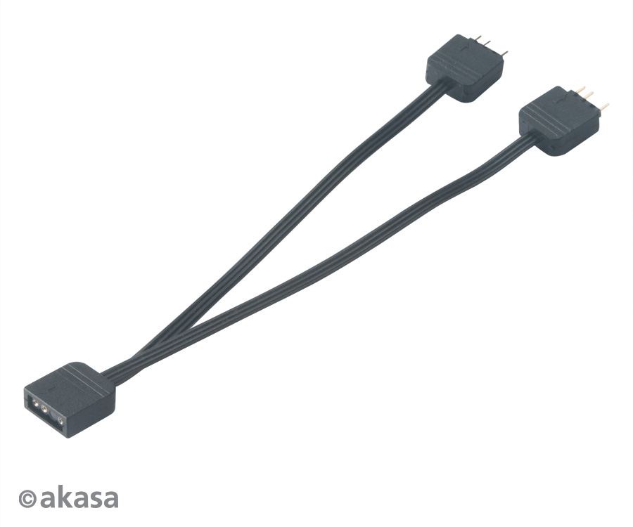 Obrázek AKASA - aRGB LED splitter, 3-pin 2 ks