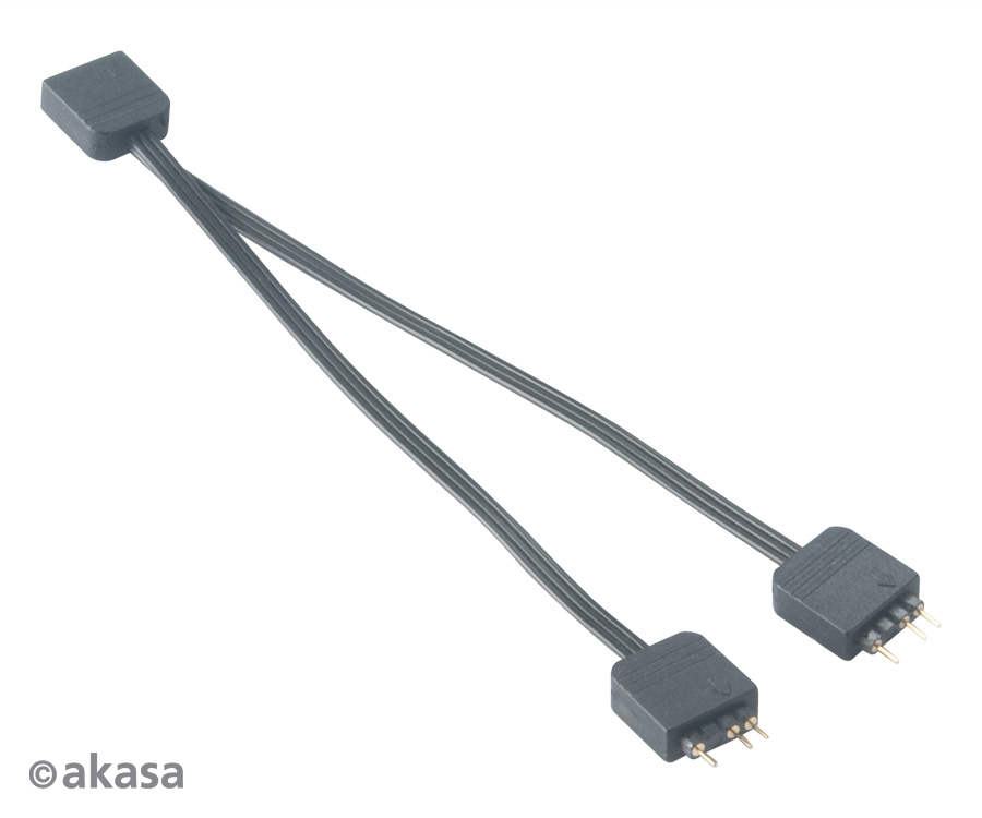 Obrázek AKASA - aRGB LED splitter, 3-pin 2 ks