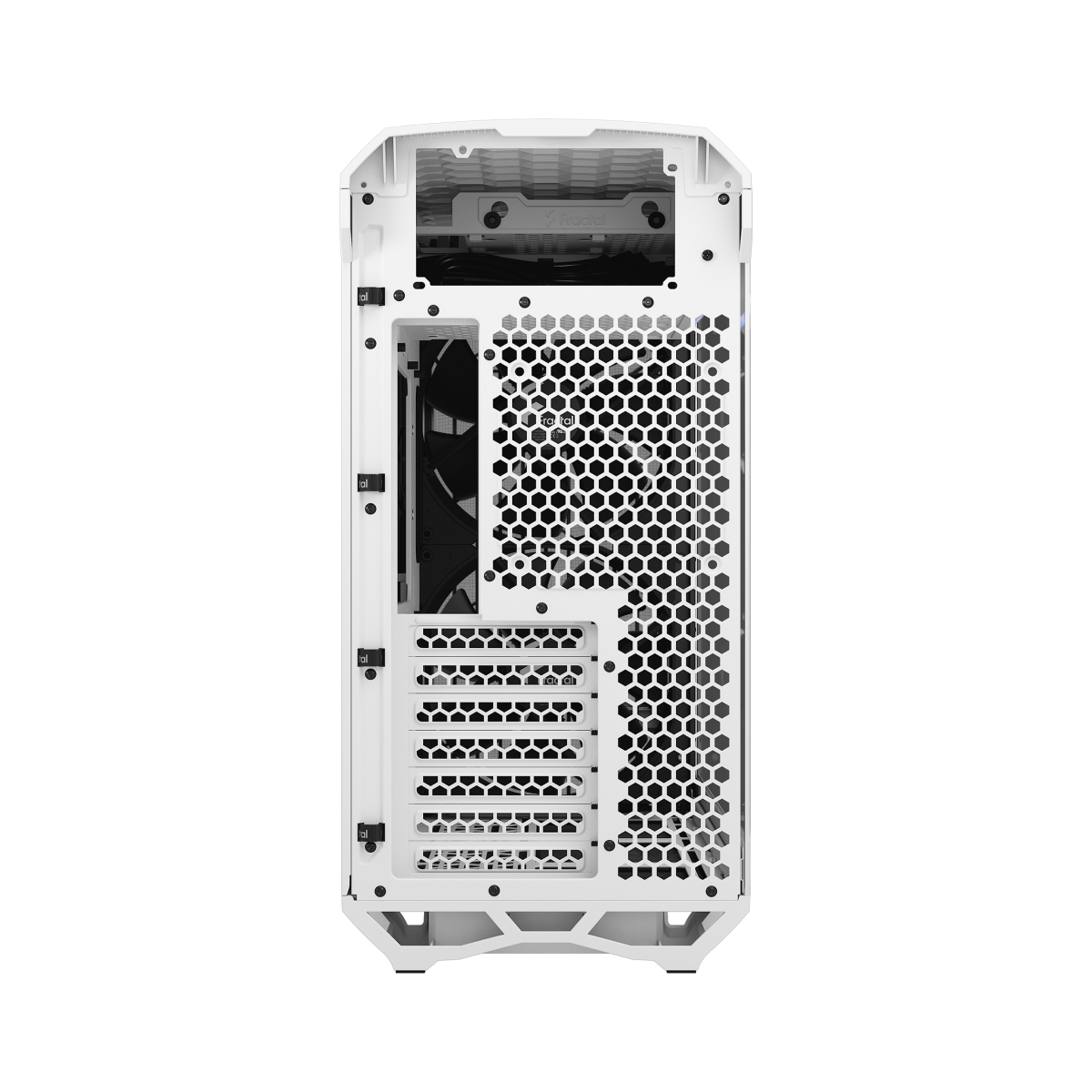 Obrázek Fractal Design Torrent Compact White TG Clear Tint/Midi Tower/Transpar./Bílá