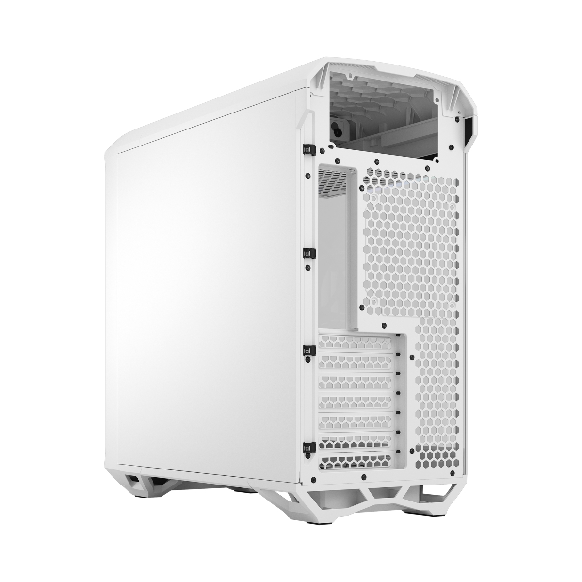 Obrázek Fractal Design Torrent Compact White TG Clear Tint/Midi Tower/Transpar./Bílá