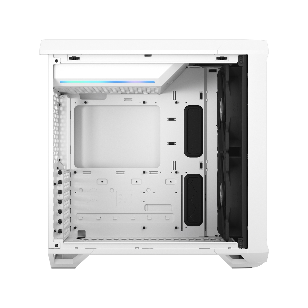 Obrázek Fractal Design Torrent Compact White TG Clear Tint/Midi Tower/Transpar./Bílá