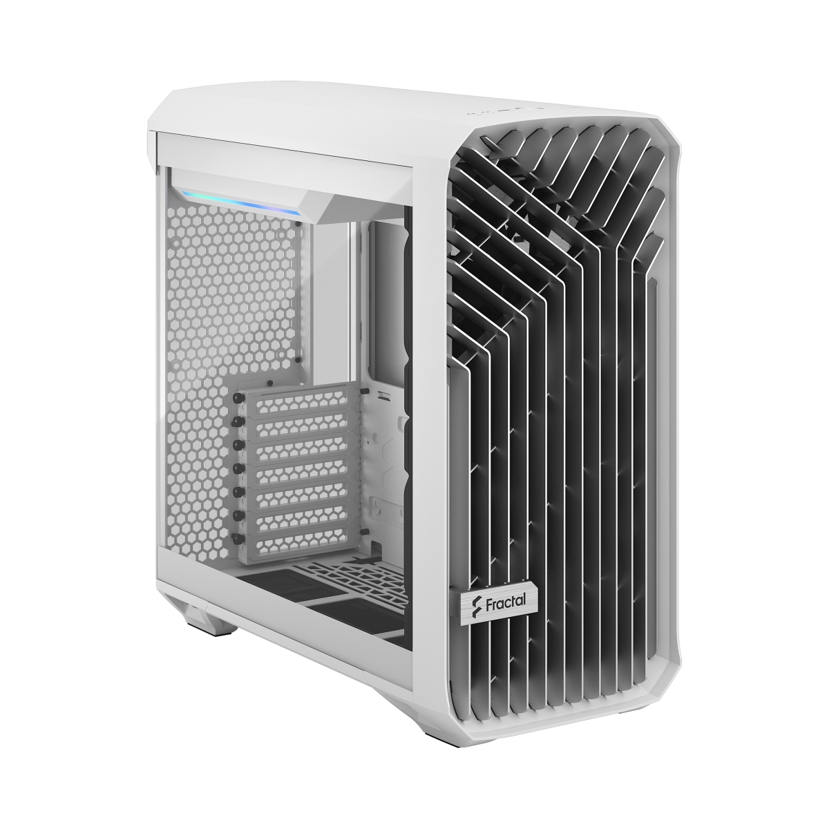 Obrázek Fractal Design Torrent Compact White TG Clear Tint/Midi Tower/Transpar./Bílá