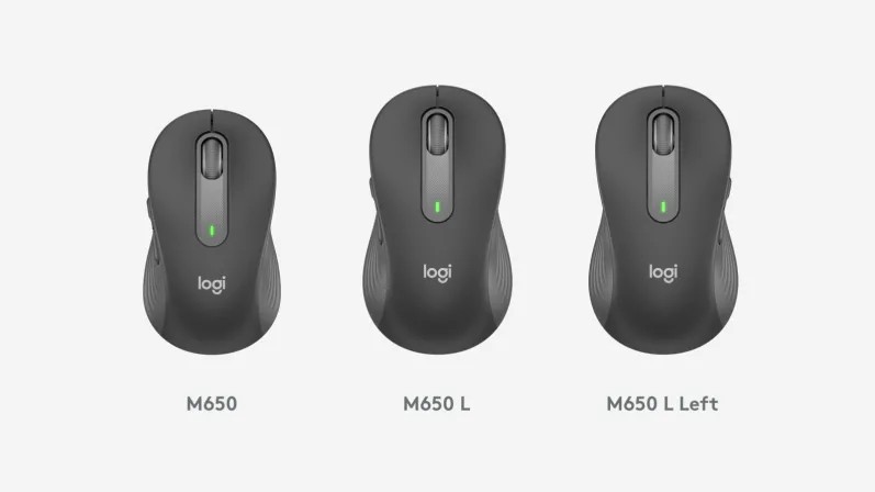 Obrázek Logitech M650M/Kancelářská/Laserová/Bezdrátová USB + Bluetooth/Bílá