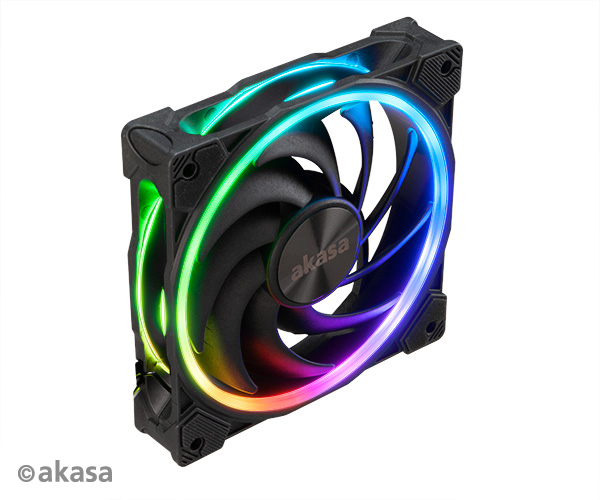 Obrázek přídavný ventilátor Akasa 14 cm SOHO AR14 ARGB