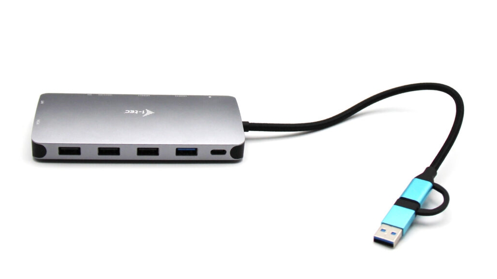 Obrázek i-tec USB 3.0/USB-C/TB3 3x Display Metal Nano Dock with LAN, PD 100W