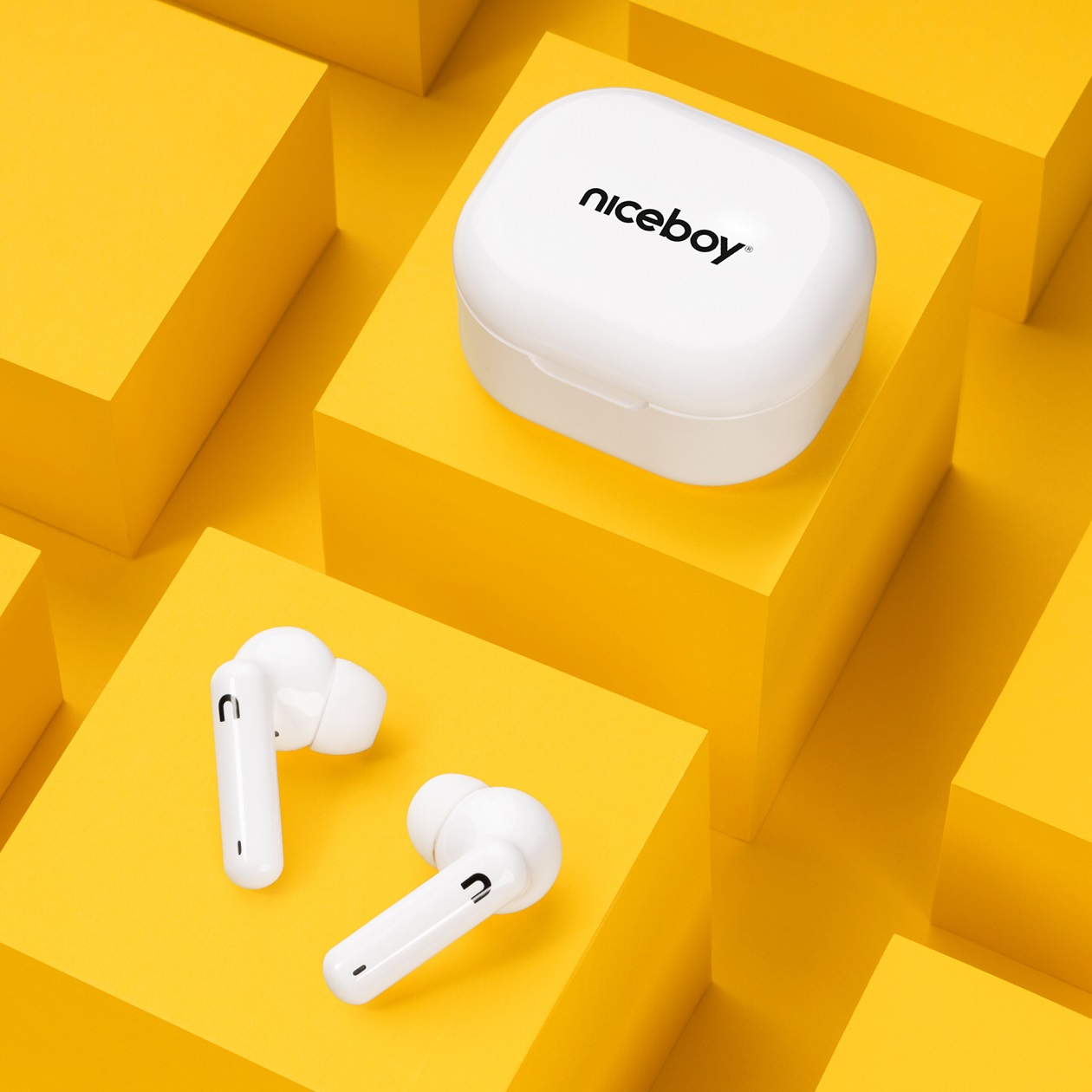 Obrázek Niceboy HIVE Pins 3 White