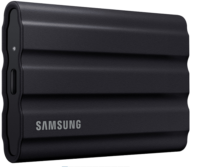 Zobrazit podrobnosti pro Samsung T7 Shield/4TB/SSD/Externí/2.5"/Černá/3R Samsung T7 Shield/4TB/SSD/Externí/2.5