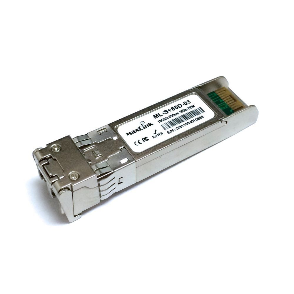 Zobrazit podrobnosti pro MaxLink 10G SFP+ optický modul, MM, 850nm, 300m, 2x LC konektor, DDM MaxLink 10G SFP+ optický modul, MM, 850nm, 300m, 2x LC konektor, DDM