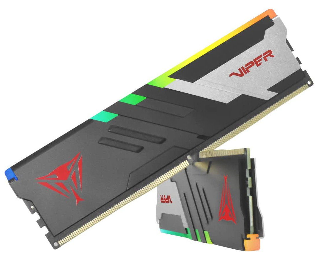Obrázek Patriot Viper Venom/DDR5/32GB/6000MHz/CL36/2x16GB/RGB/Black/Silv