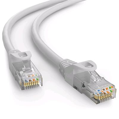 Kabel C-TECH patchcord Cat6, UTP, šedý, 25m