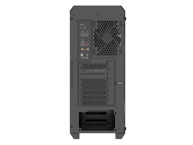 Obrázek Počítačová skříň Genesis IRID 505F/Midi Tower/Transpar./Černá