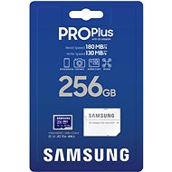 Obrázek Samsung/micro SDXC/256GB/Class 10/+ Adaptér/Modrá
