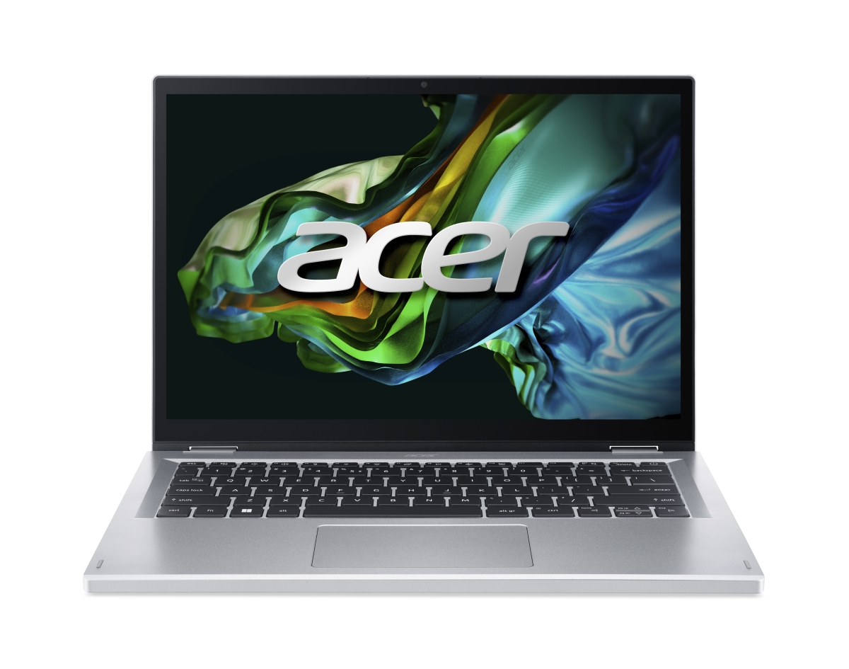 Acer Aspire 3 Spin 14/A3SP14-31PT/i3-N305/14"/WUXGA/T/8GB/512GB SSD/UHD Xe/W11H/Silver/2R