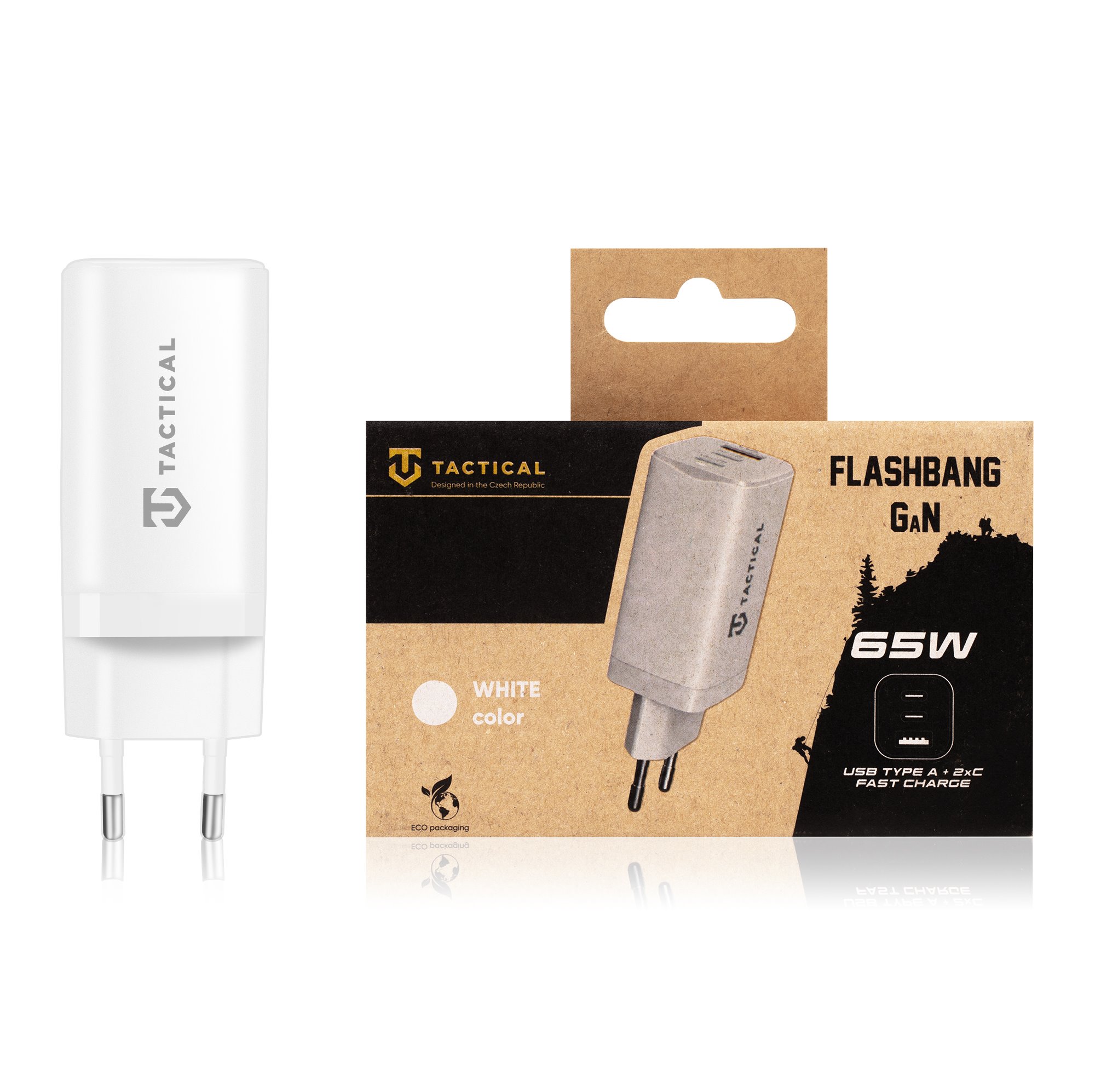 Obrázek Tactical FlashBang GaN 65W White