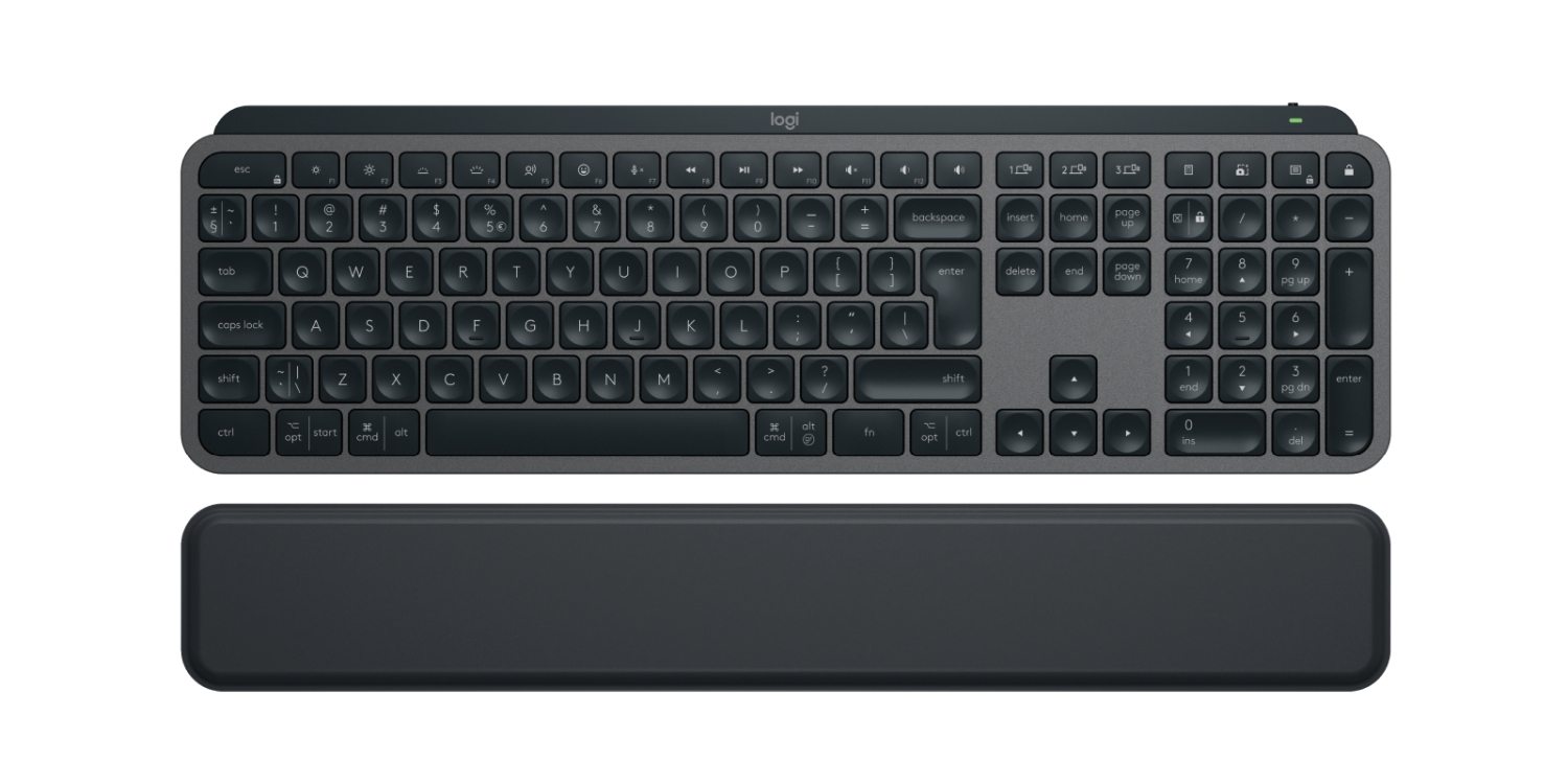 Logitech Master MX Keys S/Bezdrátová USB + Bluetooth/US layout/Černá