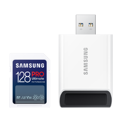 Zobrazit podrobnosti pro Samsung SDXC PRO ULTIMATE/SDXC/128GB/USB 2.0/Class 10/+ Adaptér Samsung SDXC PRO ULTIMATE/SDXC/128GB/USB 2.0/Class 10/+ Adaptér