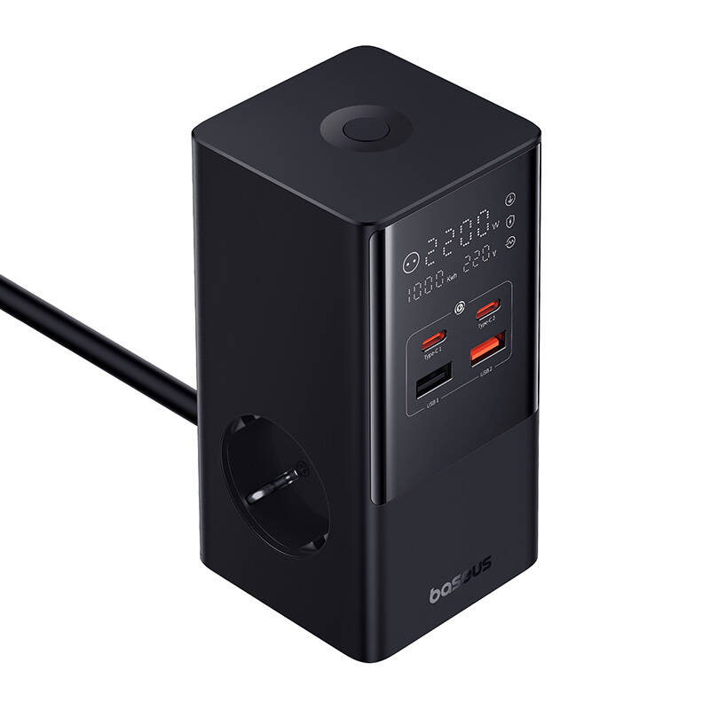 Obrázek Nabíjecí stanice Baseus PowerCombo Tower 100W EU černá