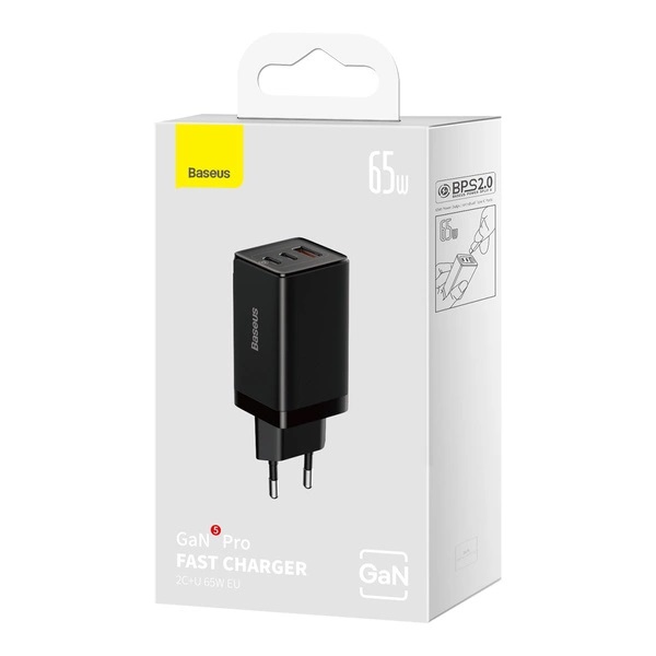 Obrázek Baseus Rychlonabíječka do sítě GaN5 Pro 65W EU černá