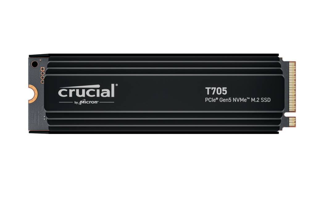 Obrázek Crucial T705/4TB/SSD/M.2 NVMe/Černá/Heatsink/5R