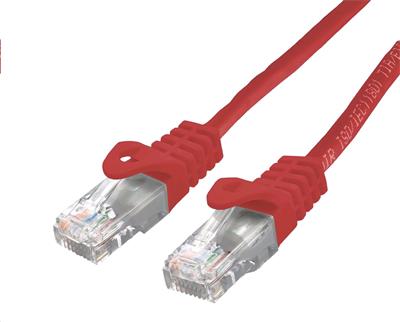 Obrázek Kabel C-TECH patchcord Cat6, UTP, červený, 3m