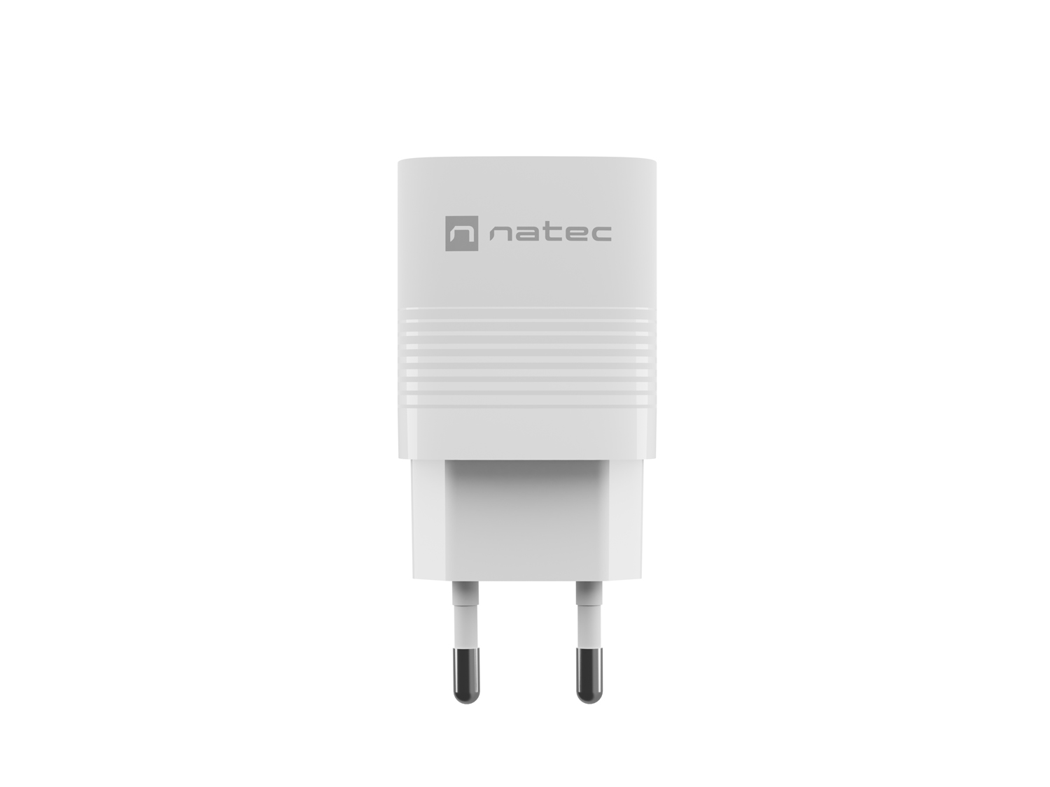 Obrázek Universální USB nabíječka Natec RIBERA GaN 30W, 1X USB-A, 1X USB-C, Bílá
