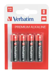 Zobrazit podrobnosti pro Alkalické AA /LR6/ baterie 4ks/pack Verbatim Alkalické AA /LR6/ baterie 4ks/pack Verbatim