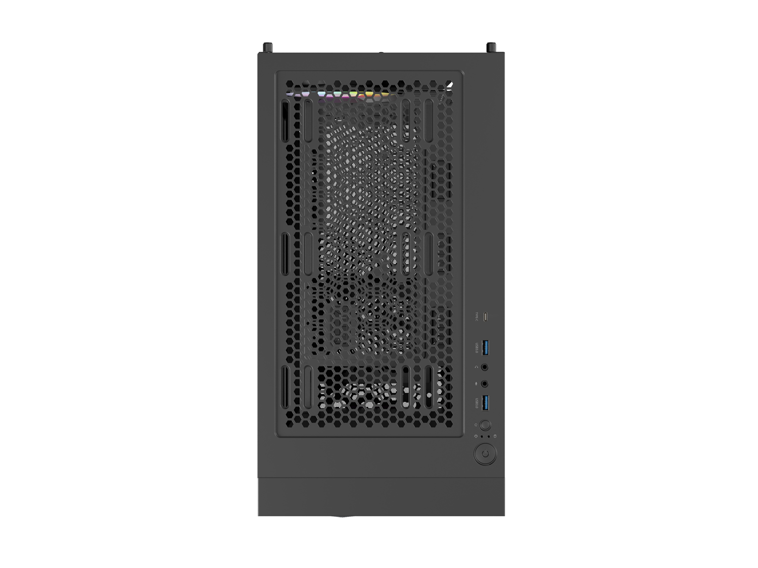 Obrázek Počítačová skříň Genesis DIAXID 605 ARGB/Midi Tower/Transpar./Černá