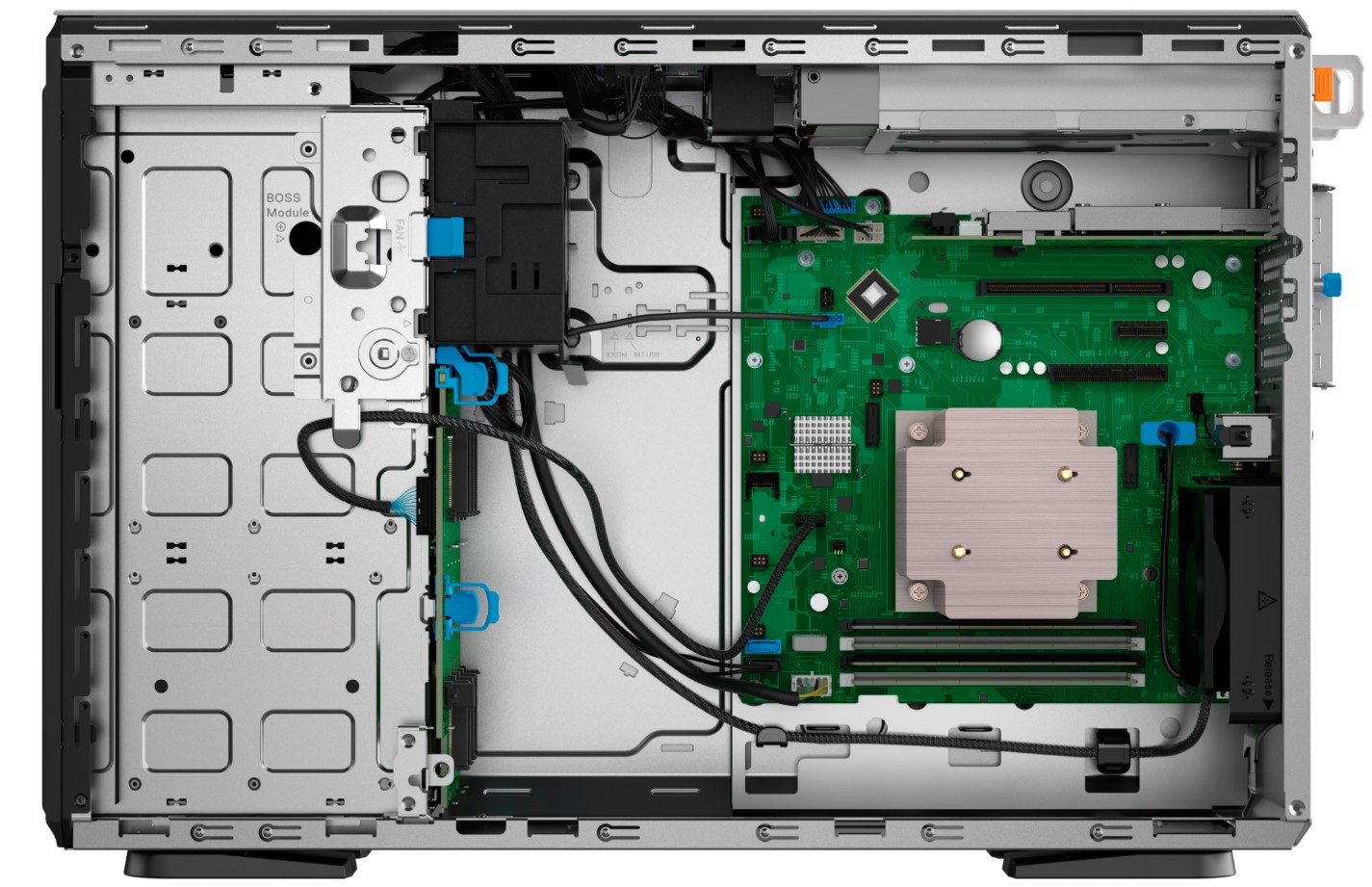 Obrázek Dell Server PowerEdge T360 E-2436/16G/2x480GB/8x3,5"/H755/1x700W/3Y ProSupport