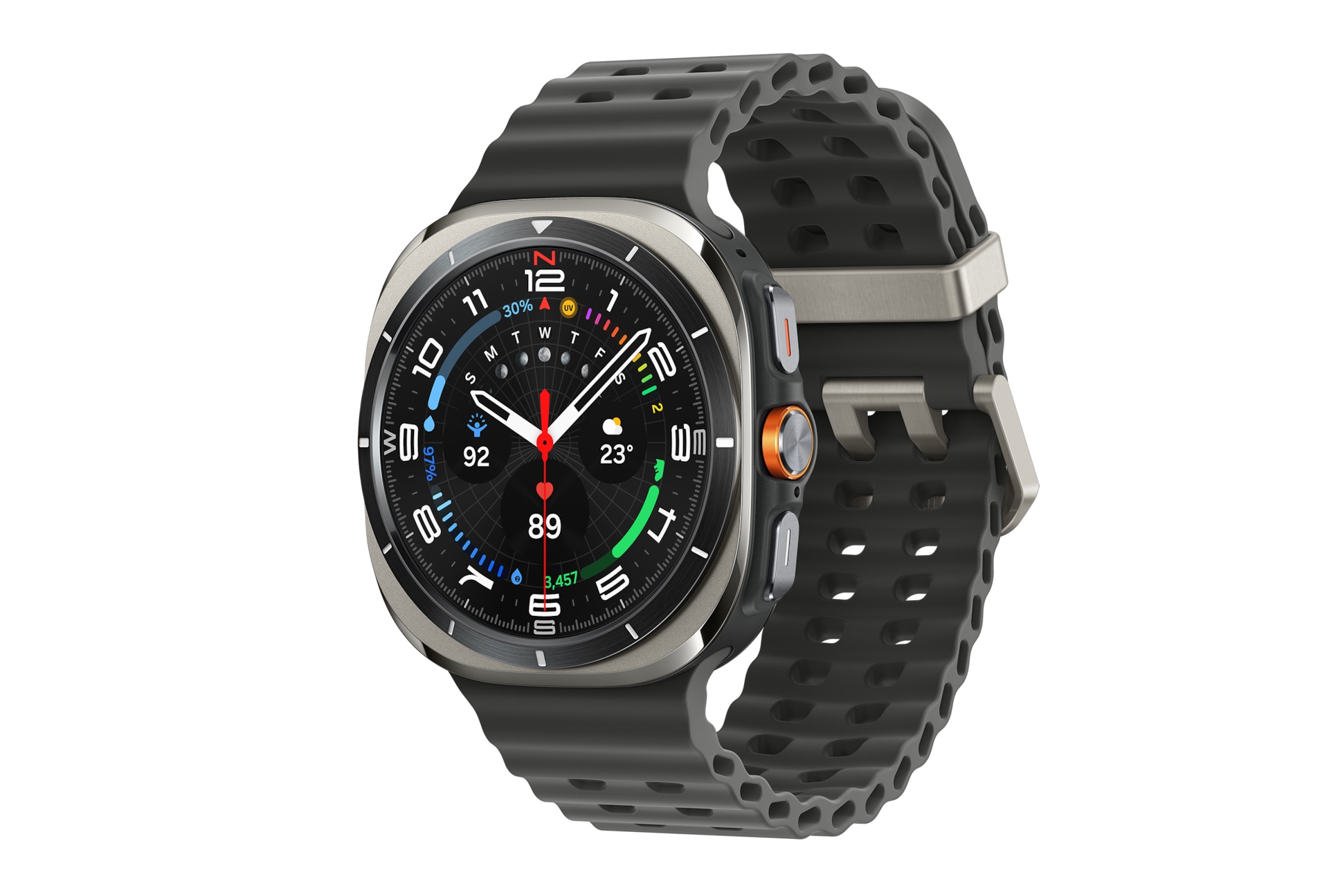 Obrázek Samsung Galaxy Watch Ultra/47mm/Titanium Silver/Sport Band/Gray