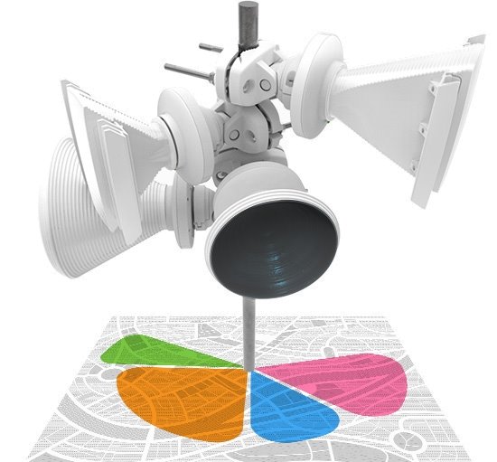 Obrázek Ubiquiti PrismAP-5-30 - Sektorová 5GHz anténa,19dBi,30°