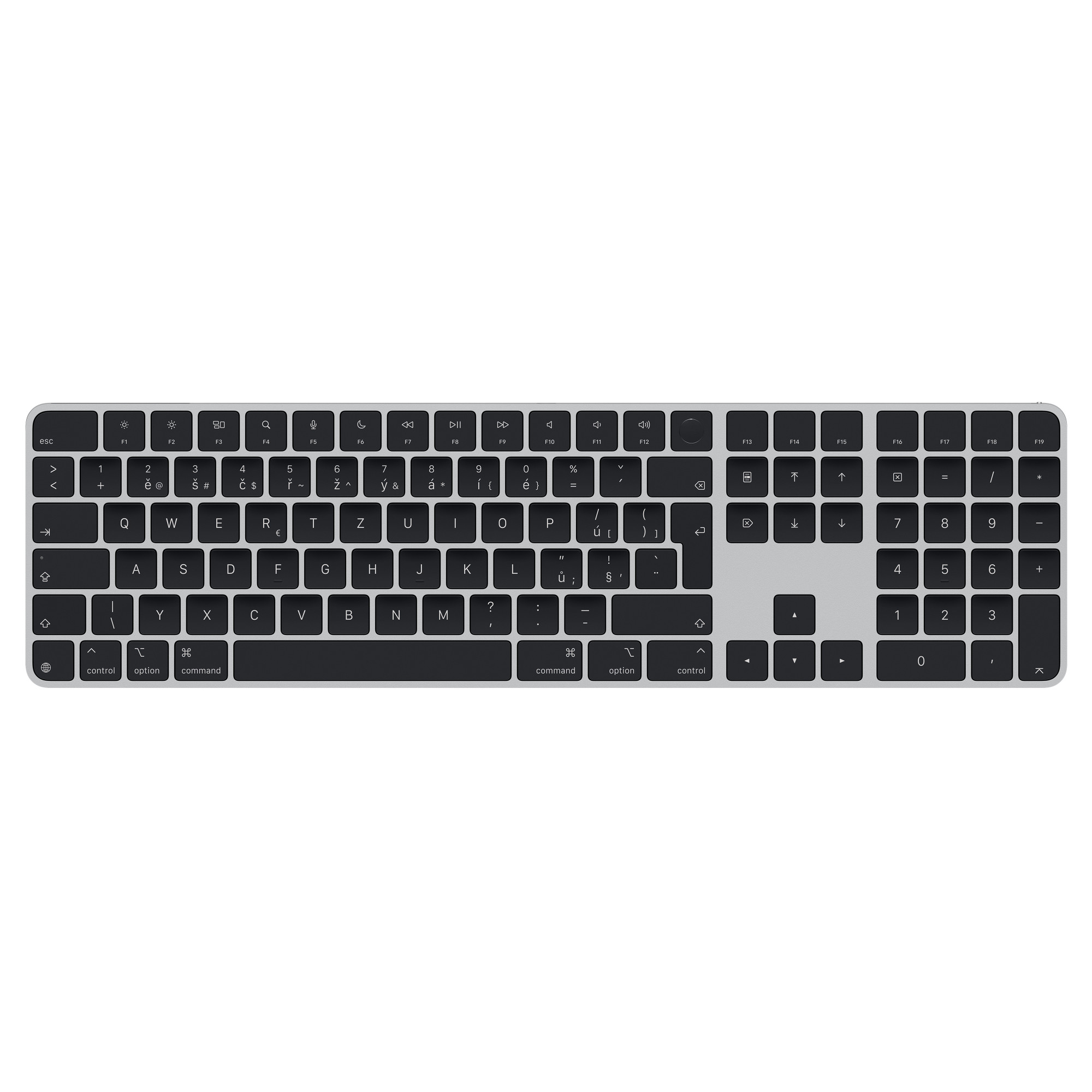 Obrázek Apple Magic Keyboard Numeric Touch ID/Bezdrátová Bluetooth/SK layout/Černá