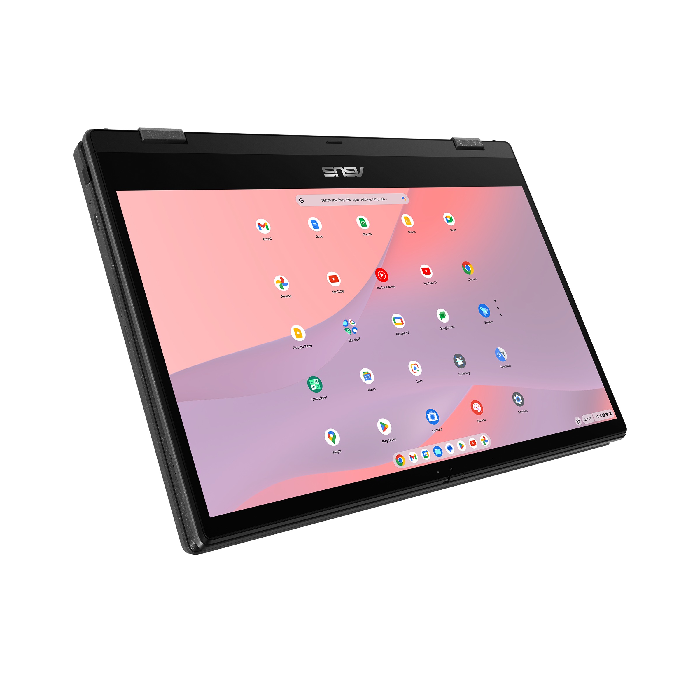 Obrázek ASUS Chromebook CM14 Flip/CM1402FM2A/MTK-520/14,0"/FHD/T/8GB/128GB eMMC/Mali G52/Chrome/Gray/2R