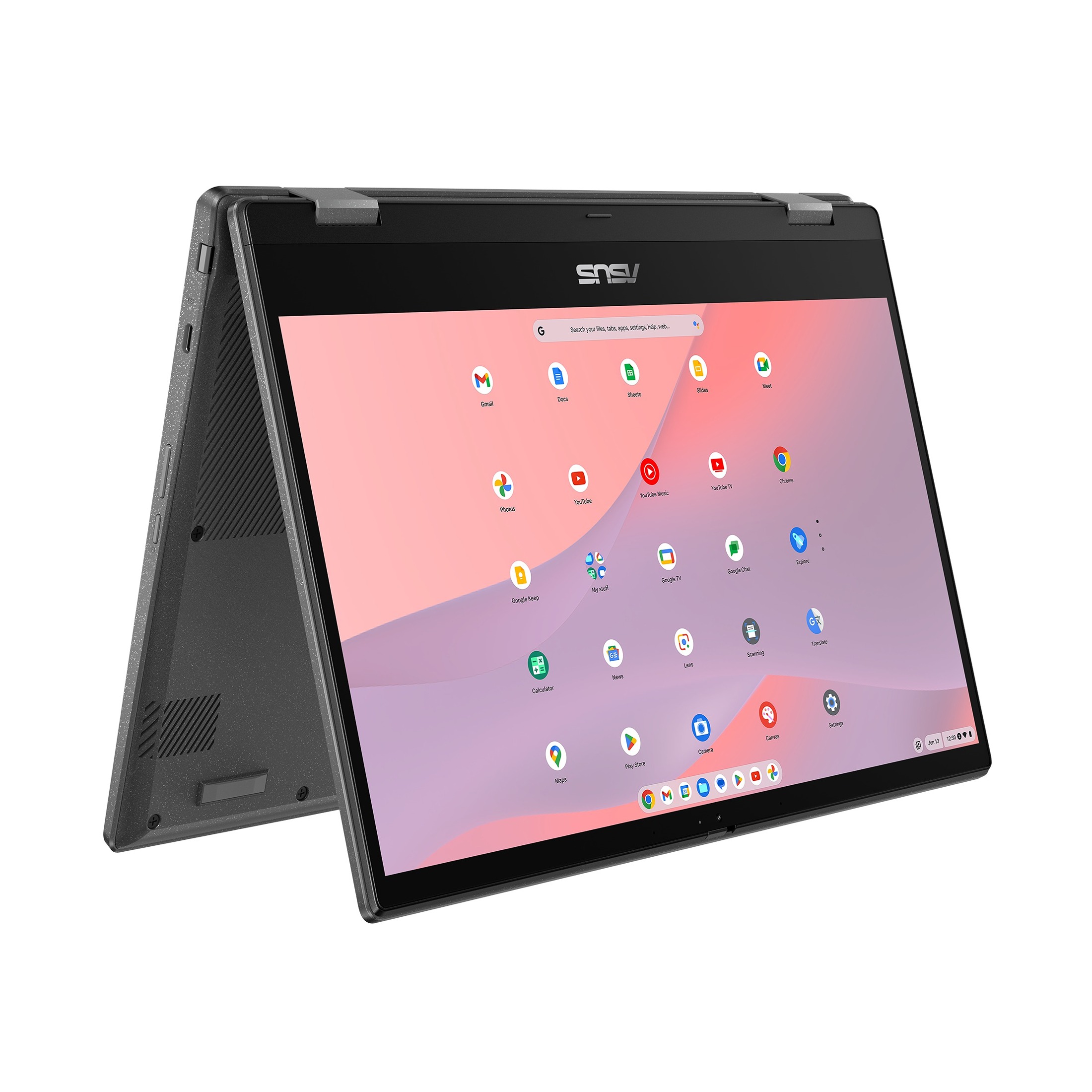 Obrázek ASUS Chromebook CM14 Flip/CM1402FM2A/MTK-520/14,0"/FHD/T/8GB/128GB eMMC/Mali G52/Chrome/Gray/2R