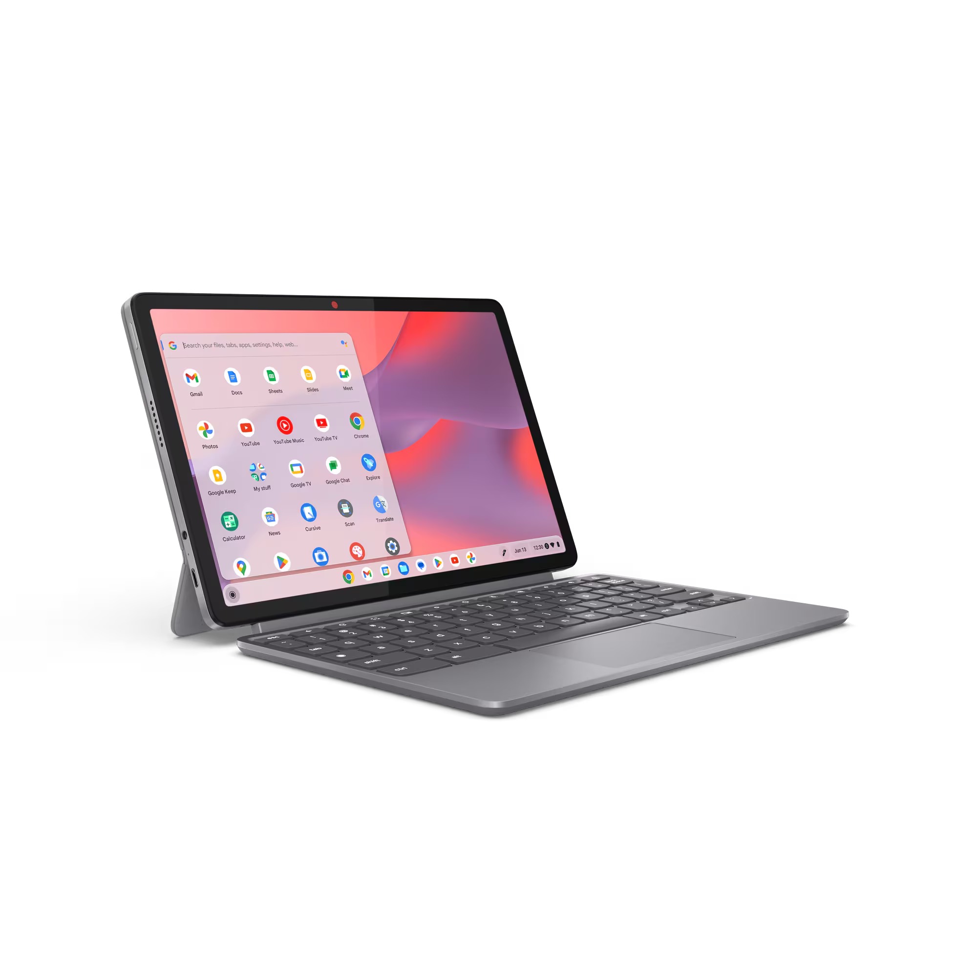 Obrázek Lenovo Chromebook Duet/11M889/Kompanio 838/10,95"/WUXGA/T/8GB/128GB eMMC/Mali G57/Chrome/Gray/2R