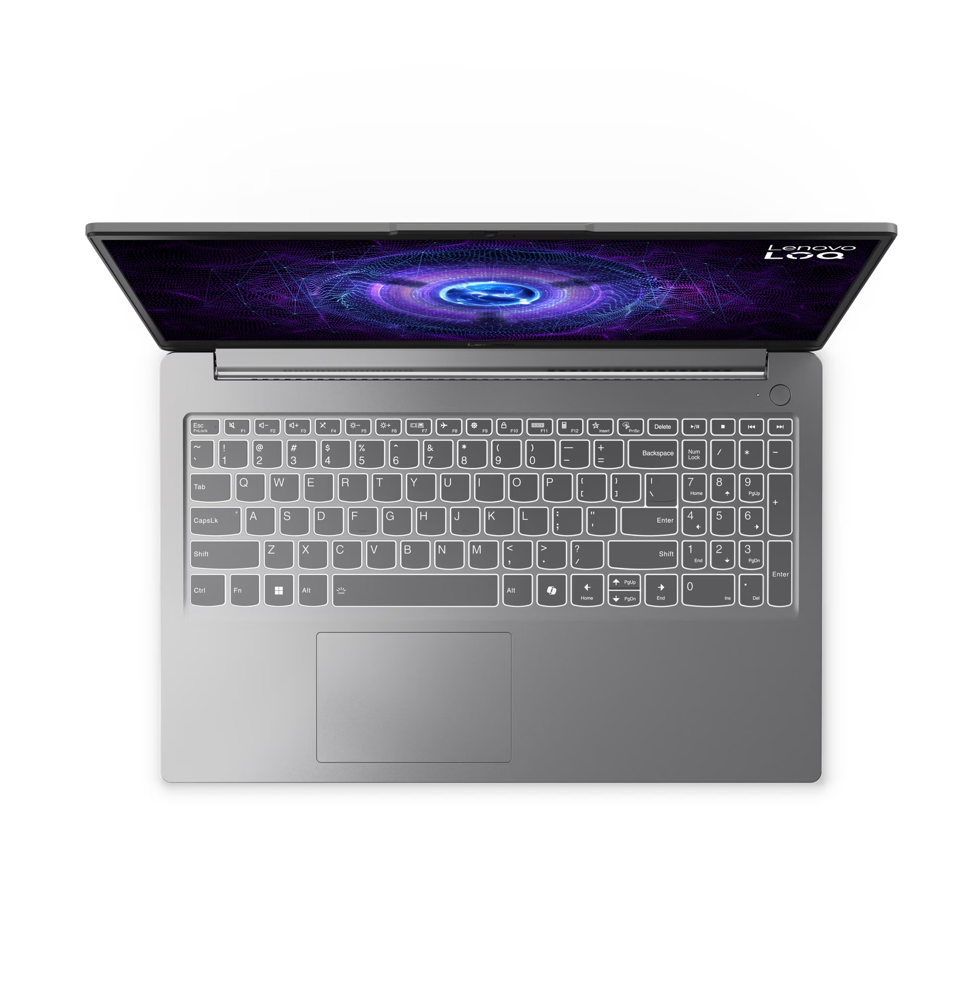 Obrázek Lenovo LOQ/15IAX9E/i5-12450HX/15,6"/FHD/16GB/1TB SSD/RTX 3050/bez OS/Gray/2R