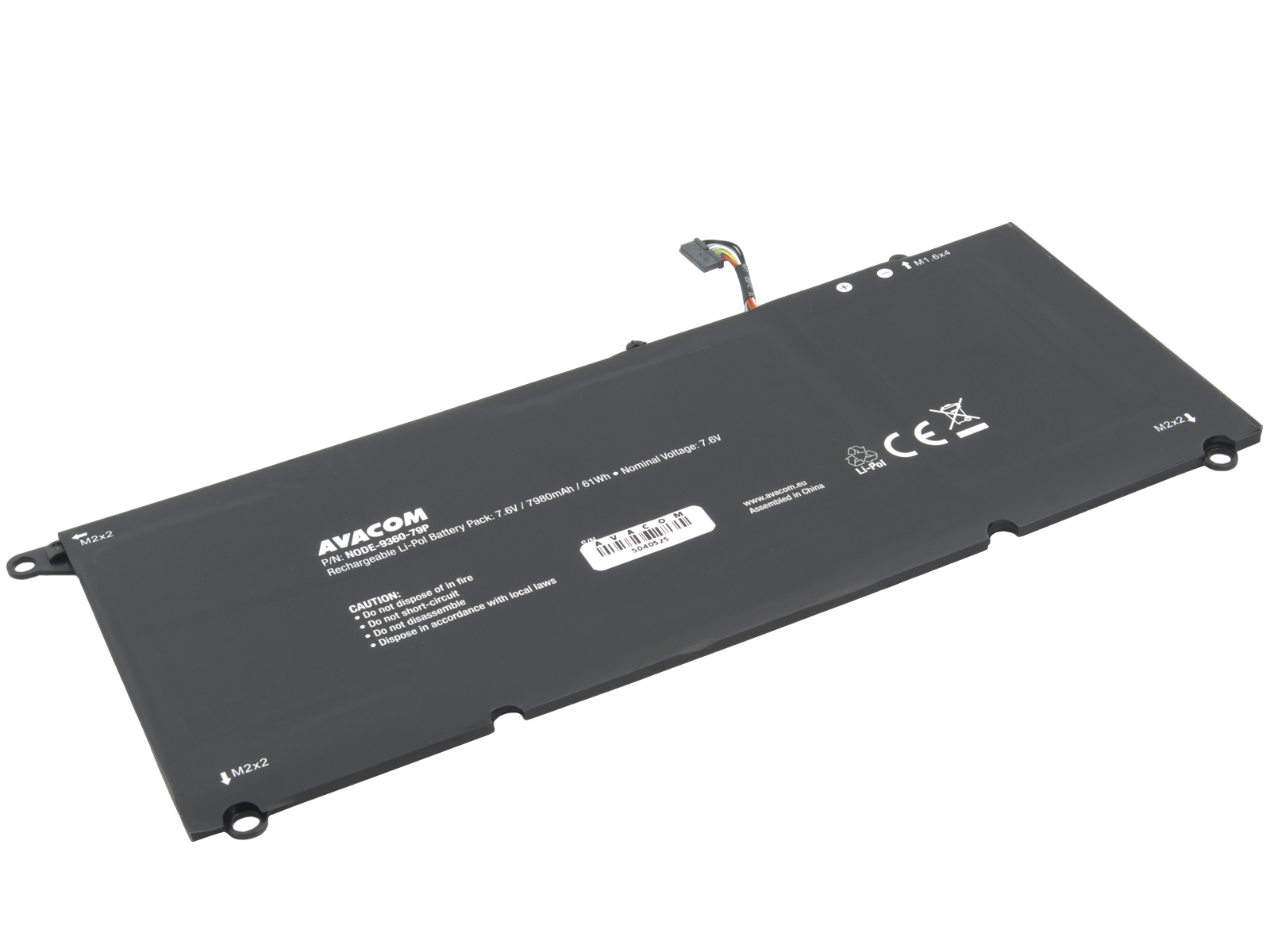 Obrázek Baterie AVACOM pro Dell XPS 13 9360 Li-Pol 7,6V 7980mAh 61Wh