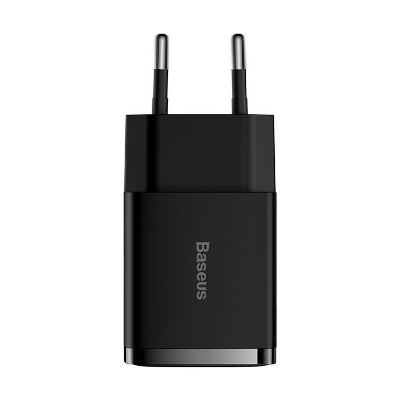 Obrázek Baseus nabíječka do sítě Compact 2xUSB 10,5W černá