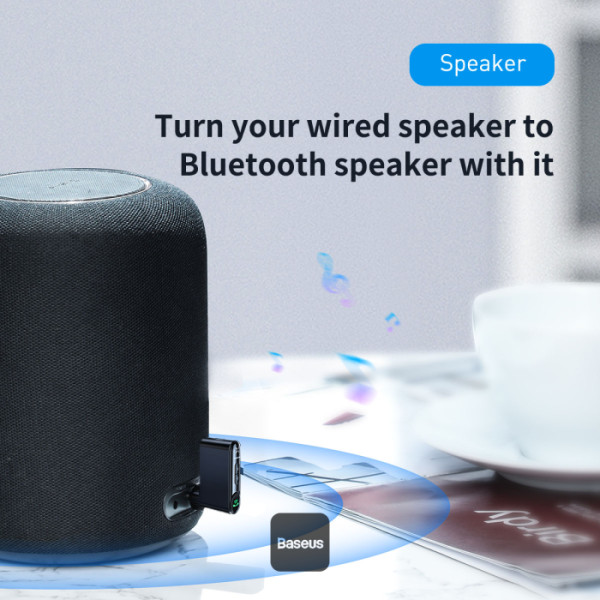 Obrázek Baseus bluetoooth audio adaptér Qiyin černý