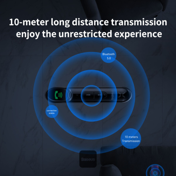 Obrázek Baseus bluetoooth audio adaptér Qiyin černý