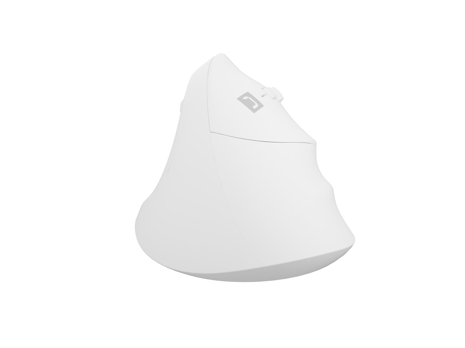 Obrázek Bezdrátová myš Natec CRAKE 2/Kancelářská/Optická/2 400 DPI/USB+BT/Bílá/Vertikální/Optická/Pro pravák